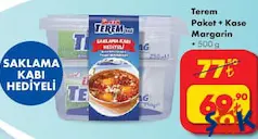 Terem Paket+Kase Margarin 500 g Saklama Kabı Hediyeli