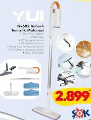 Yui NV602 Buharlı Temizlik Temizleyici