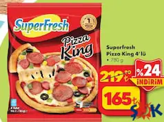 Superfresh Pizza King 4'lü 780 g