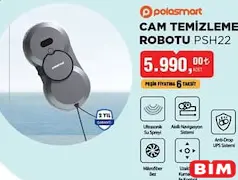 Polosmart PSH22 Cam Temizleme Robotu Polosmart PSH22 Cam Temizleme Robotu