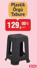 Plastik Örgü Tabure Plastik Örgü Tabure