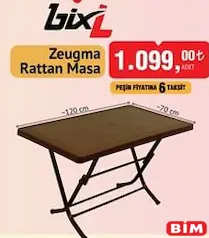 Zeugma Rattan Masa Zeugma Rattan Masa