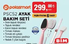 PoloSmart PSC52 Ayak Bakım Seti PoloSmart PSC52 Ayak Bakım Seti