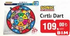 Sonic Cırtlı Dart Seti Sonic Cırtlı Dart Seti