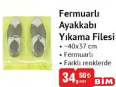 Fermuarlı Ayakkabı Yıkama Filesi 40x37 cm Fermuarlı Ayakkabı Yıkama Filesi 40x37 cm