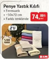 Penye Yastık Kılıfı 50x70 cm 2'li Penye Yastık Kılıfı 50x70 cm 2'li