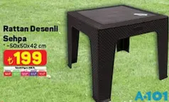 Rattan Desenli Sehpa Rattan Desenli Sehpa