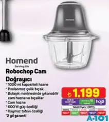 Homend Robochop Cam Doğrayıcı Homend Robochop Cam Doğrayıcı