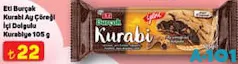 Eti Burçak Kurabi Ay Çöreği İçi Dolgulu Kurabiye 105 g Eti Burçak Kurabi Ay Çöreği İçi Dolgulu Kurabiye 105 g