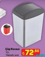 Çöp Kovası 5 L Çöp Kovası 5 L