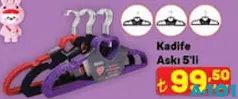 Kadife Askı 5'li Kadife Askı 5'li