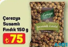 Çerezya Susamlı Fındık 150 g Çerezya Susamlı Fındık 150 g