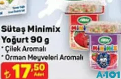 Sütaş Minimix Yoğurt 90 g Sütaş Minimix Yoğurt 90 g