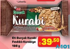 Eti Burçak Kurabi Fındıklı Kurabiye 198 g Eti Burçak Kurabi Fındıklı Kurabiye 198 g