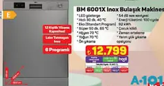 Seg BM 6001X İnox Bulaşık Makinesi Seg BM 6001X İnox Bulaşık Makinesi