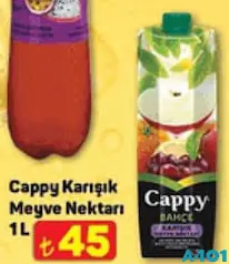 Cappy Karışık Meyve Nektarı 1 L Cappy Karışık Meyve Nektarı 1 L