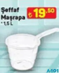 Şeffaf Maşrapa 1,5 L Şeffaf Maşrapa 1,5 L
