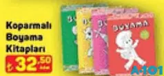 Koparmalı Boyama Kitapları Koparmalı Boyama Kitapları