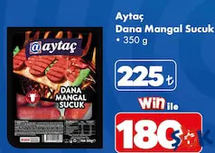 Aytaç Dana Mangal Sucuk 350 g Aytaç Dana Mangal Sucuk 350 g