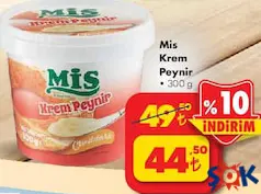 Mis Krem Peynir 300 g Mis Krem Peynir 300 g
