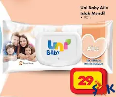 Uni Baby Aile Islak Mendil 90'lı Uni Baby Aile Islak Mendil 90'lı