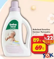 Bebeland Sensitive Çamaşır Yumuşatıcısı 1,5 L Bebeland Sensitive Çamaşır Yumuşatıcısı 1,5 L