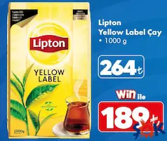 Lipton Yellow Label Çay 1000 g Lipton Yellow Label Çay 1000 g
