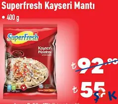 Superfresh Kayseri Mantı 400 g Superfresh Kayseri Mantı 400 g
