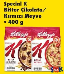 Kellogg's Special K Bitter Çikolata /Kırmızı Meyve 400 g Kellogg's Special K Bitter Çikolata /Kırmızı Meyve 400 g