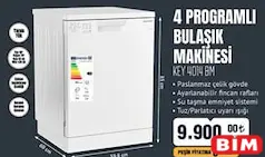 Keysmart KEY 4014 BM 4 Programlı Bulaşık Makinesi