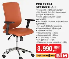 Ofisbazaar Pro Extra Şef Koltuğu