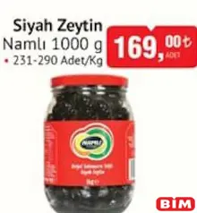 Namlı Siyah Zeytin 1000 g Namlı Siyah Zeytin 1000 g