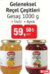 Gesaş Geleneksel Reçel Çeşitleri 1000 g Gesaş Geleneksel Reçel Çeşitleri 1000 g