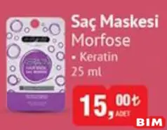 Morfose Saç Maskesi Keratin 25 ml Morfose Saç Maskesi Keratin 25 ml
