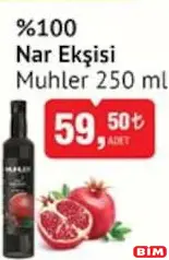 Muhler %100 Nar Ekşisi 250 ml Muhler %100 Nar Ekşisi 250 ml
