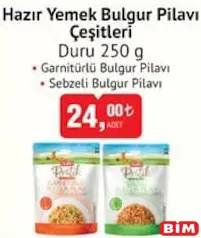 Duru Hazır Yemek Bulgur Pilavı Çeşitleri 250 g Duru Hazır Yemek Bulgur Pilavı Çeşitleri 250 g