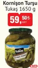 Tukaş Kornişon Turşusu 1650 g Tukaş Kornişon Turşusu 1650 g