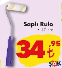 İzmir Fırça Saplı Rulo 10 cm İzmir Fırça Saplı Rulo 10 cm