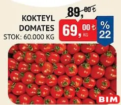 Kokteyl Domates Kg Kokteyl Domates Kg