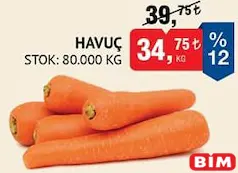 Havuç kg Havuç kg
