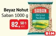 Saban Beyaz Nohut 1000 g Saban Beyaz Nohut 1000 g