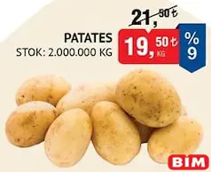 Patates kg Patates kg