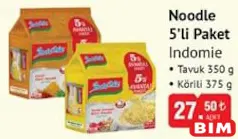Indomie Noodle 5'li Paket Indomie Noodle 5'li Paket