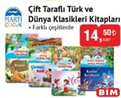 Martı Çocuk Çift Taraflı Türk ve Dünya Klasikleri Kitapları Martı Çocuk Çift Taraflı Türk ve Dünya Klasikleri Kitapları