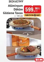 Bonera Alüminyum Döküm Gözleme Tavası 34 cm Bonera Alüminyum Döküm Gözleme Tavası 34 cm