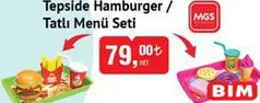 Mgs Oyuncak Tepside Hamburger / Tatlı Menü Seti Mgs Oyuncak Tepside Hamburger / Tatlı Menü Seti
