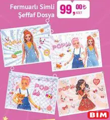 Pop Girls Fermuarlı Simli Şeffaf Dosya Pop Girls Fermuarlı Simli Şeffaf Dosya