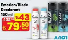 Emotion/Blade Deodorant 150 ml Emotion/Blade Deodorant 150 ml