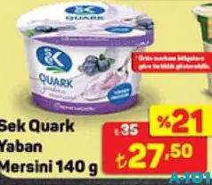 Sek Quark Yaban Mersini 140 g Sek Quark Yaban Mersini 140 g