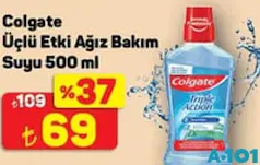 Colgate Üçlü Etki Ağız Bakım Suyu 500 ml Colgate Üçlü Etki Ağız Bakım Suyu 500 ml
